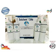 Solchem R134a & R22 (900g) Refrigeration Gas For Refrigerator , Fridge & Automotive