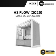 NZXT H3 FLOW 2025 | WHITE | Micro-ATX Airflow Case