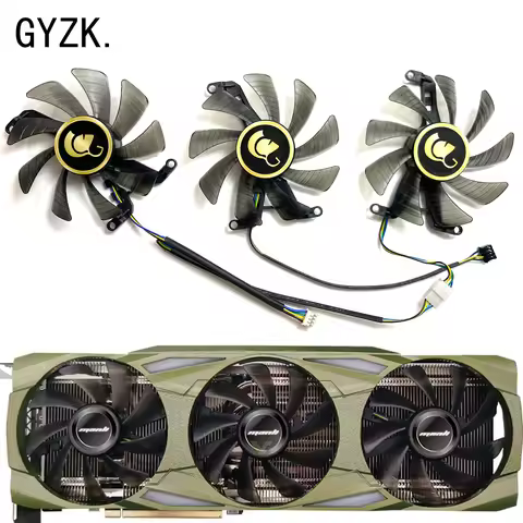 New For MANLI GeForce RTX4070ti 12GB Graphics Card Replacement Fan T129215SU