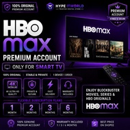 HBO Max Premium Account | Smart TV ONLY | 4K Ultra HD | 1 Device | 1/3/6 Months Warranty | Fast Deli