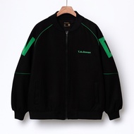 GOAN Unisex Bomber Zip Zip Float Zipper Thick 2-Layer Suede Fabric - GUFA Jacket