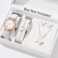 New Ladies Watch Fashion Unique Simple Wrist Watch Butterfly Digital Belt Watch Set#G11.28#