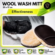 【CP CAR Detailer】Car Wool Wash Mitt Anti-Scratch Multifunction Wash Mitt Car Wash Accessories