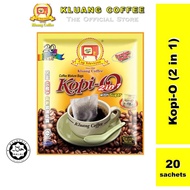 Kluang Coffee Cap Televisyen Kopi O 2in1 (20 individual sachets x 1 pack) Kopi-O Kluang Cap TV