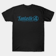 Baju Fantastic Four T-Shirt Fantastic Four First Steps T-Shirt 100%Cotton Short Sleeve Lelaki & Wani