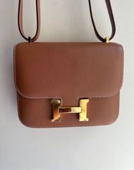 Hermes Constance mini 19 gold 金金