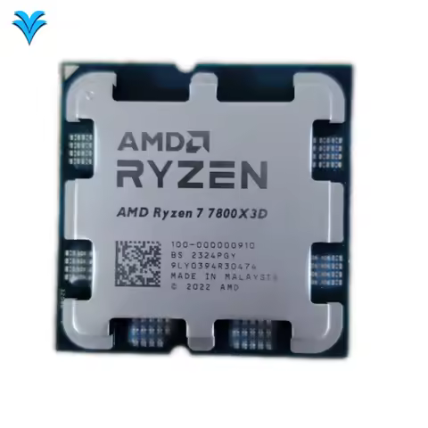New and Original CPU Ryzen 7 7800X3D Processor with Socket AM5 8 Cores 120W
