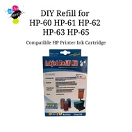 DIY Refill for HP-60 HP-61 HP-62 HP-63 HP-65 Printer Ink Cartridge [theinksupply]