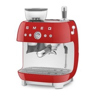 ❤️SMEG Espresso coffee machine and grinder ☕EGF03 意式濃縮半自動咖啡機連磨豆機  奶油/白/黑/紅色