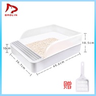 BAOLIN - 半封閉式貓砂盆 防漏砂（象牙白）