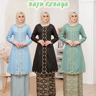 BAJU KEBAYA MUSLIMAH Baju Raya SONGKET Nikah/Tunang baju Kurung nikah perempuan murah Dress plus siz