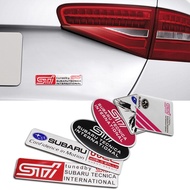 Metal Nameplate Car Body Emblem Sticker Auto Rear Window Badge Decal  For Subaru STI Forester WRX XV