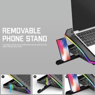 Coolingpad Cooling Pad Nyk Nemesis Rgb X8 Artemis With Phone Holder Fan Computer