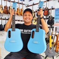 LOKAL Original Athena Guitar Lava Blue Sky Model Original Local Quality Guitar Free Guitar Bag