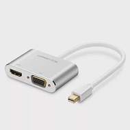 綠聯 Mini DP轉HDMI+VGA轉換器 (黑色 掛勾包裝)