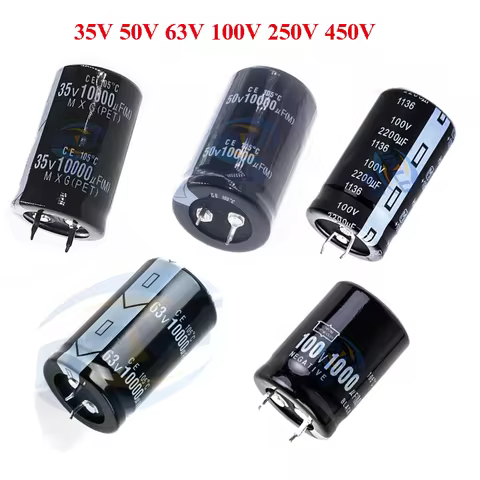 35v 50v 63v 100v 200v 250v 450V 100uf 150UF 220uF 330UF 470UF 560UF 680UF 1000UF 1500UF 2200 3300 47