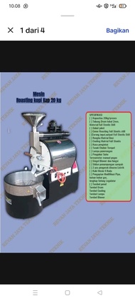 Mesin Roasting kopi(kapp 20 kg)