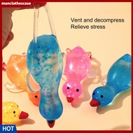 manclothescase Stress Relief Toy Children Motor Skills Toy Glittery Duck Squeeze Toy for Stress Relief and Party Favors Cute Cartoon Animal Squishy for Southeast Asian Buyers