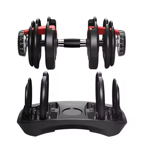 Adjustable Dumbbell Set 24kg 52.5lb 40kg 90lb Factory Wholesale Cheap Dumbbell Adjustable Weights Gy