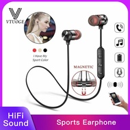 VTUOGE M5 Wireless Bluetooth Earphones Magnetic Attraction Handsfree Stereo Headset Earbuds Headphone with Mic for xiaomi Redmi huawei oppo vivo sony samsung Airdots Android  Mobile Phone