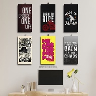 KAYU 221-240 ENGLISH QUOTE ROOM DECORATION 15X30 ODXBR/MAX9Y/ ROOM POSTER QUOTES ENJOY LIFE / CHILDR