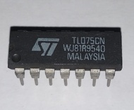 IC TL075CN TL 075 CN JFET-Input Quad Operational Amplifier DIP-14