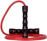 RFSTGYU Skipping Rope Tangle-Free with Ball Bearings Rapid Speed Jump for Aerobic Exercise Adjustable Jump Rope, Zinc Alloy Speed Ropes, for Loss Weight (Color : Red)