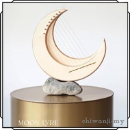 [ChiwanjifcMY] Lyre Harps 8 String Classical Lyre Harps Artistic Moon Harp Interactive Single Board 