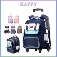 XB 2-6 with Wheels Primary Backpack for Boys in Grades 3, 4, and 5 Wheeled School Bag