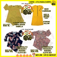 Baju Raya Wanita Hamil Mengandung Pregnancy Cloth Set Nursing Zip Depan Baju Kurung Moden Ibu Hamil 