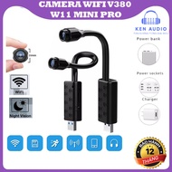 CAMERA WIFI V380 PRO W11 MINI PRO KẾT NỐI CỔNG USB Tầm Nhìn Ban Đêm tích hợp wifi thẻ nhớap. BH