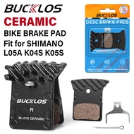 BUCKLOS MTB Brake Pad Heat Dissipation Bike Disc Brake Pads for Shimano L05A K04S K05S 4pc Bike Pad
