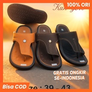 DAWAY 003 - MEN'S SANDALS - Premium Synthetic Leather Adult Sandals - Comfortable & Stylish for Men 