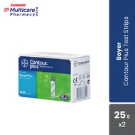Bayer Contour Plus Test Strip 25's x2