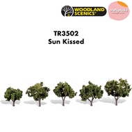 5pcs Woodland Scenics Sun Kissed Tree, Architecture Model, Fake Tree, TR3502