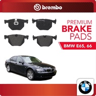BREMBO Rear Pads (1 set) - Compatible with BMW E65,66 730i730d,735i