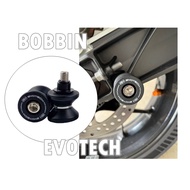 EVOTECH Bobbin Set Black M6/M8/M10 (6MM, 8MM, 10MM)Rear Wheel Swing Arm Spools Motorcycle protect R1