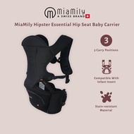 MiaMily Hipster Essential Hip Seat Baby Carrier: 3 Carry Positions (Made in Switzerland)