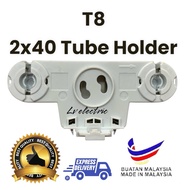 LED T8 2x40 Double Tube Holder