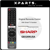 Original SHARP Android TV Remote Control With Voice Function GB326WJSA