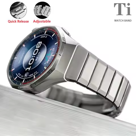Official Titanium Strap for Huawei Watch GT 6 Pro 1:1 Original No Gap Bracelet Correa Huawei Watch G