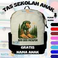 Anomali Brr Brr Patapim Children's School Bag I Anomali Brr Patapim Children's Backpack Free Name Pr