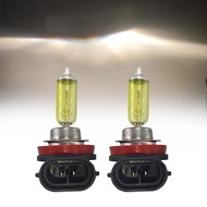 [JTFY] 2pcs Yellow H11 H8 H9 Halogen Bulb High Beam Headlight Daytime Running Light