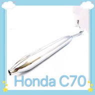 Honda C70 C70Z Exhaust Ekzos (PISANG) Lampu Bulat (ST)