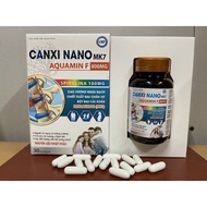 Viên uống CANXI NANO MK7 AQUAMIN F 800mg - Cao xương ngựa bạch - Canxi tảo biển đỏ bổ sung Canxi D3 