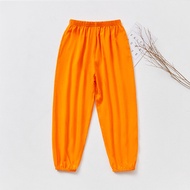 【LF】Adults Long Pants Cotton Men Women Solid Color Bloomers Yoga Pants Boho Style Lantern Pants for 