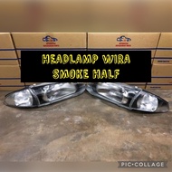 Headlamp Lampu Depan HK Smoke Bosch Proton Wira Satria Putra Satria Gti