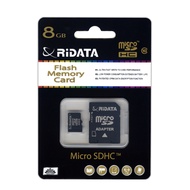 [特價]RIDATA錸德Micro SDHC Class10 8GB手機專用記憶卡大+小