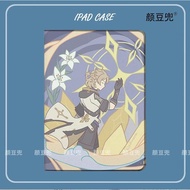 Albedo Anime Genshin Impact Case For iPad 10.2 7th 8th 10th Air 4 5 Mini 5 6 Case Luxury Silicone Fo