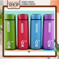 6 Oup 450ml Thermos Bottle Multi-Purpose 3-Layer Glass Core Safe For Health